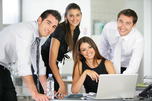 Team of sales people