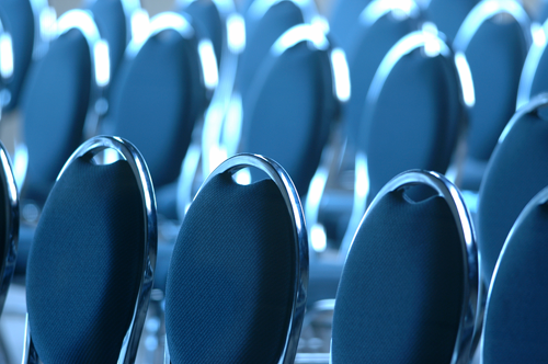 Seats at a business event